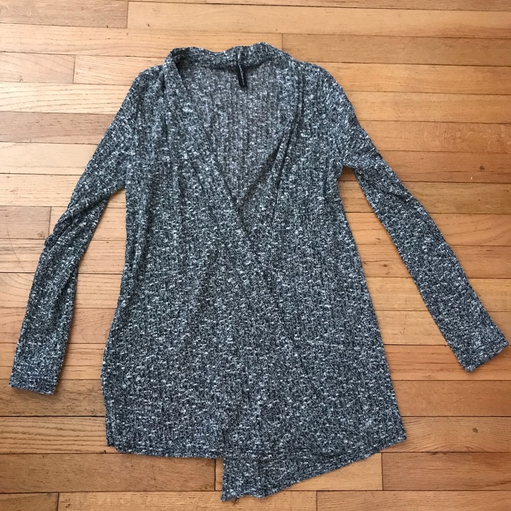 Black, white & Gray Marbled Cardigan/Shrug